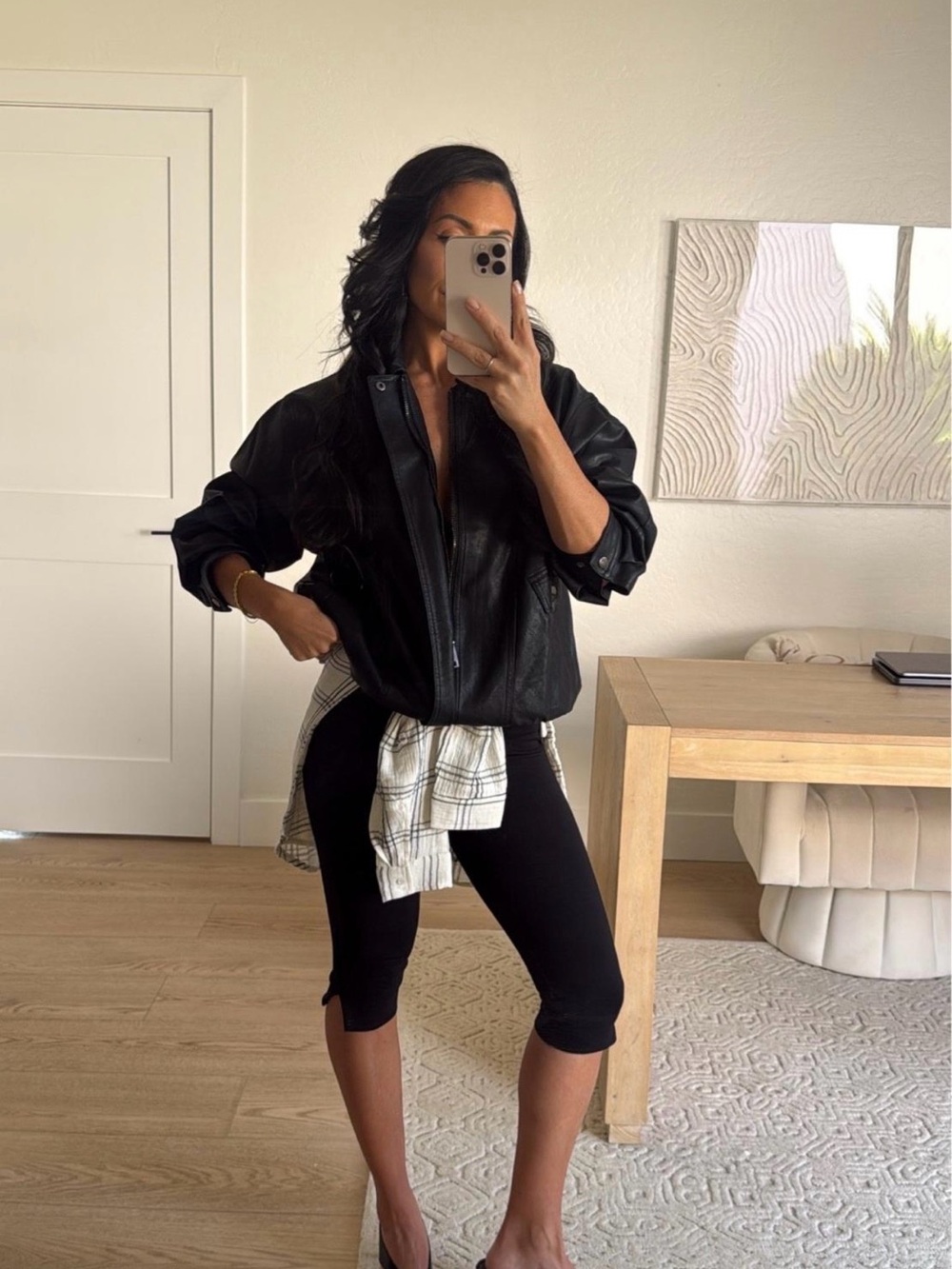 VICI black leather jacket